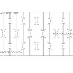Handrail CAD Blocks 4