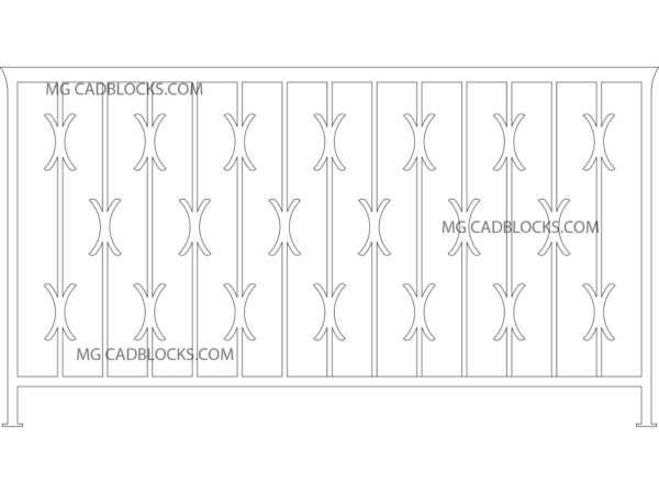 Handrail CAD Blocks 4